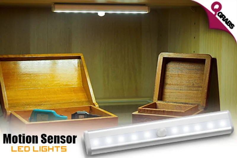From QR55 Illuminate your Home with a Motion Sensor LED Light Strip! (Up to QR198 Value)